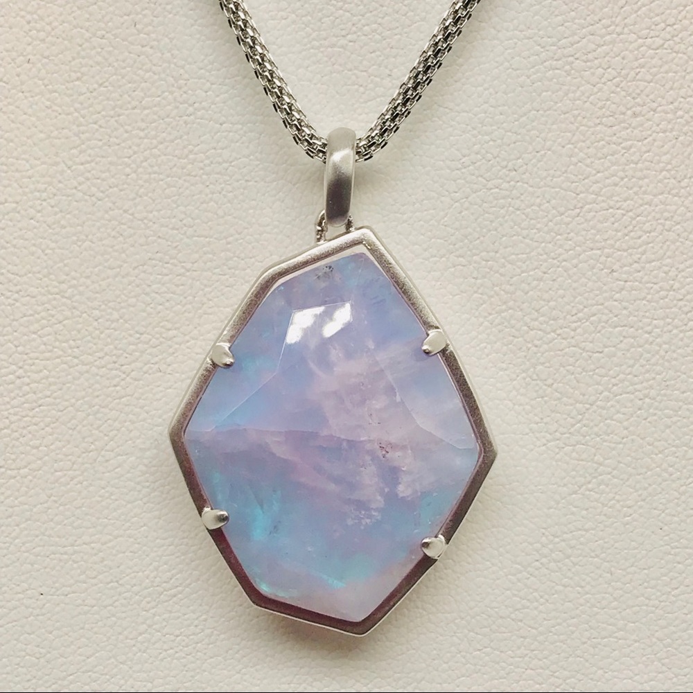 KendraScott Kalani S pendent in Amethyst Dichroic